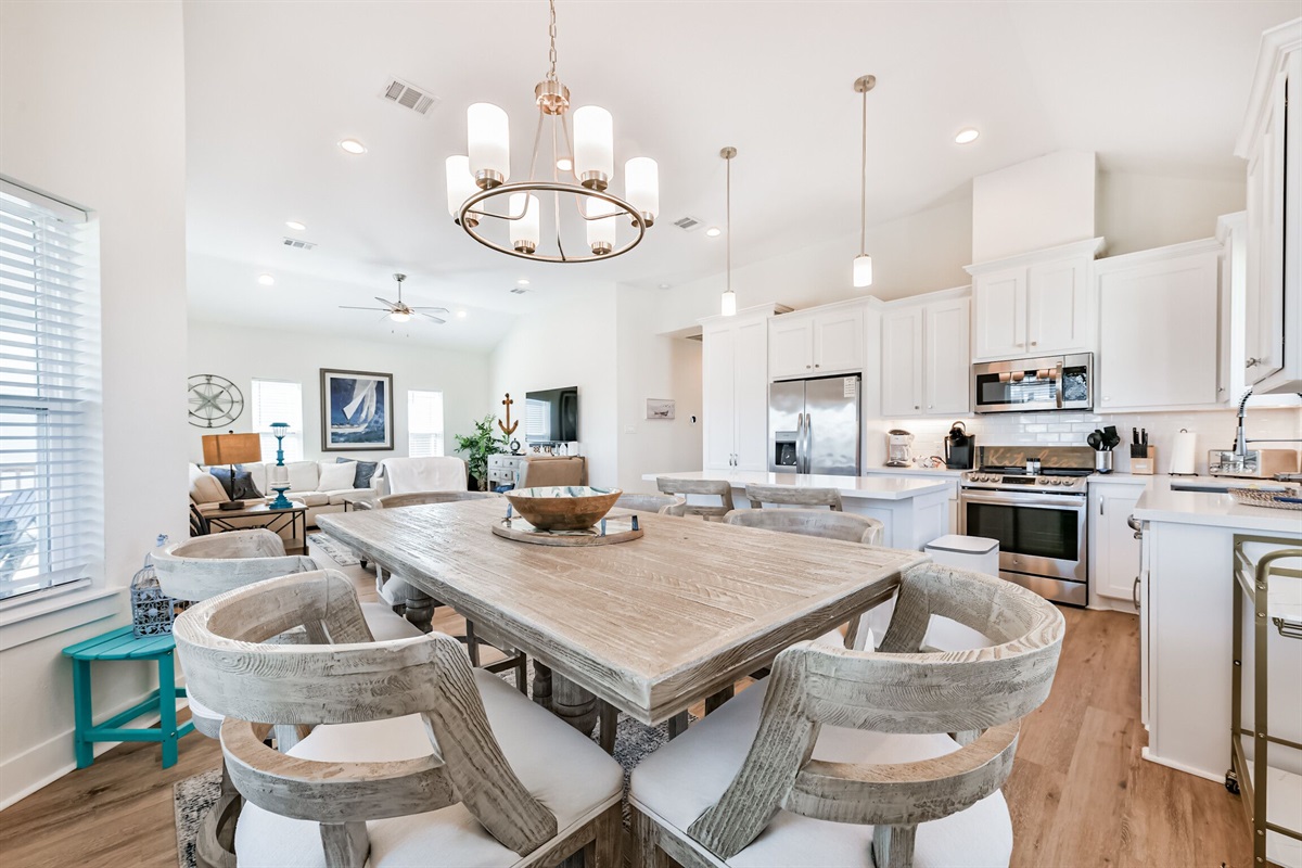 Open concept living area