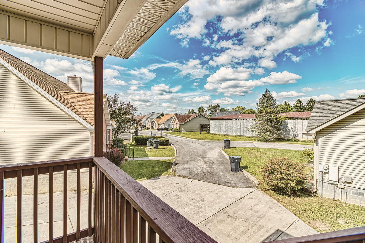 Balcony View: Savor stunning skies and a peaceful neighborhood vibe from your private retreat!


