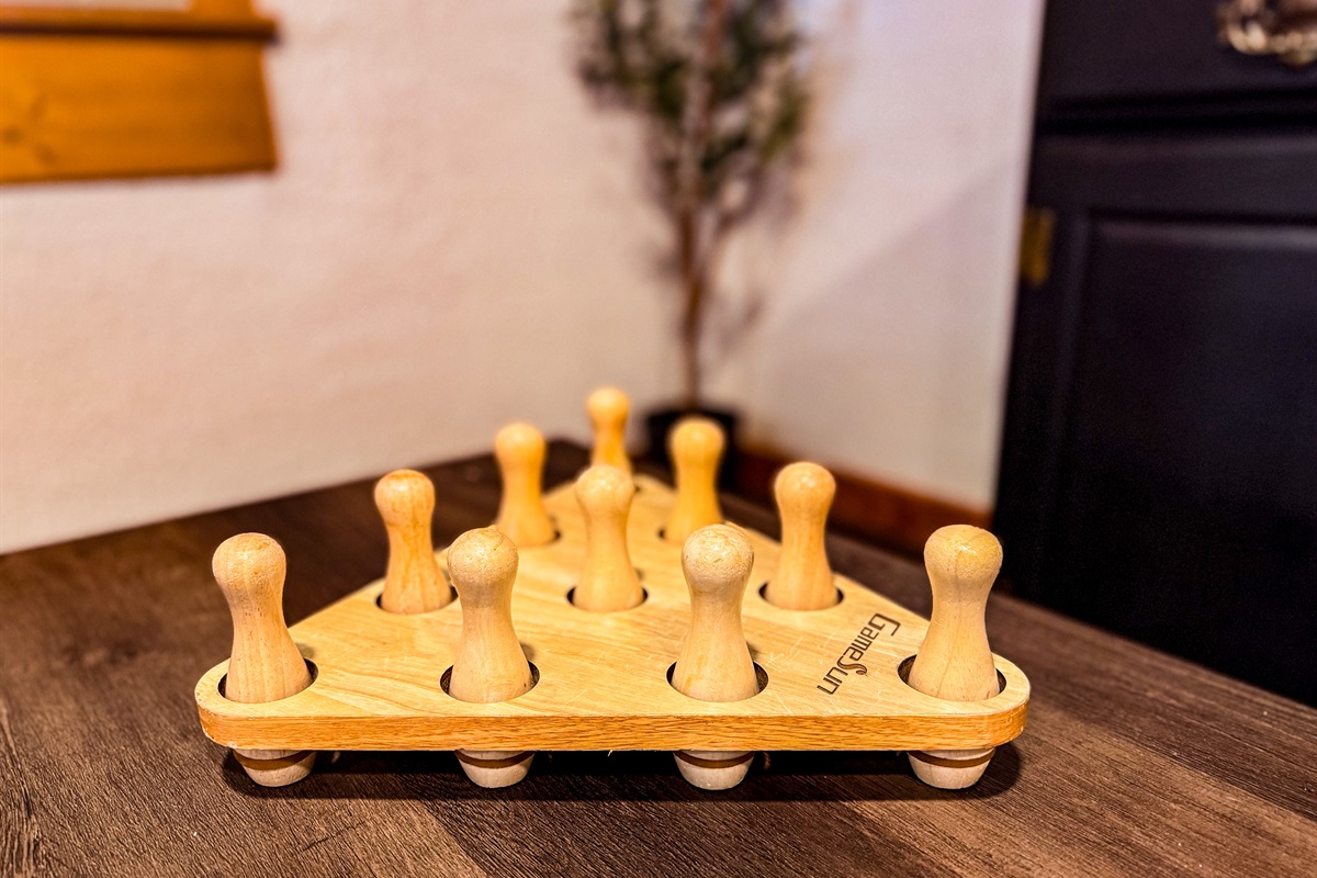 Plenty of games for rainy days or downtime while in the Smokies!