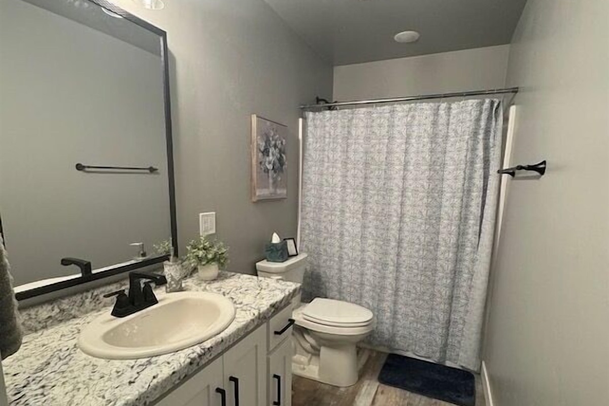 House 3 - bedroom 3 en-suite bathroom