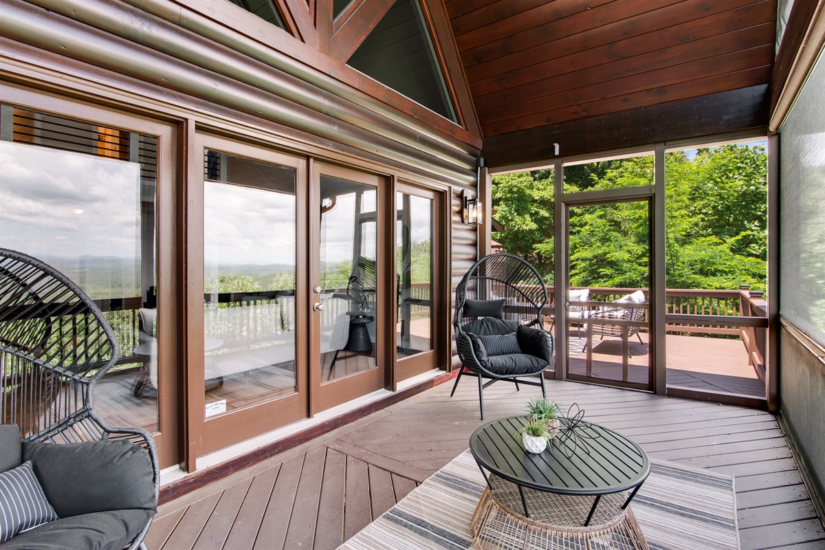 Your private forest lounge.