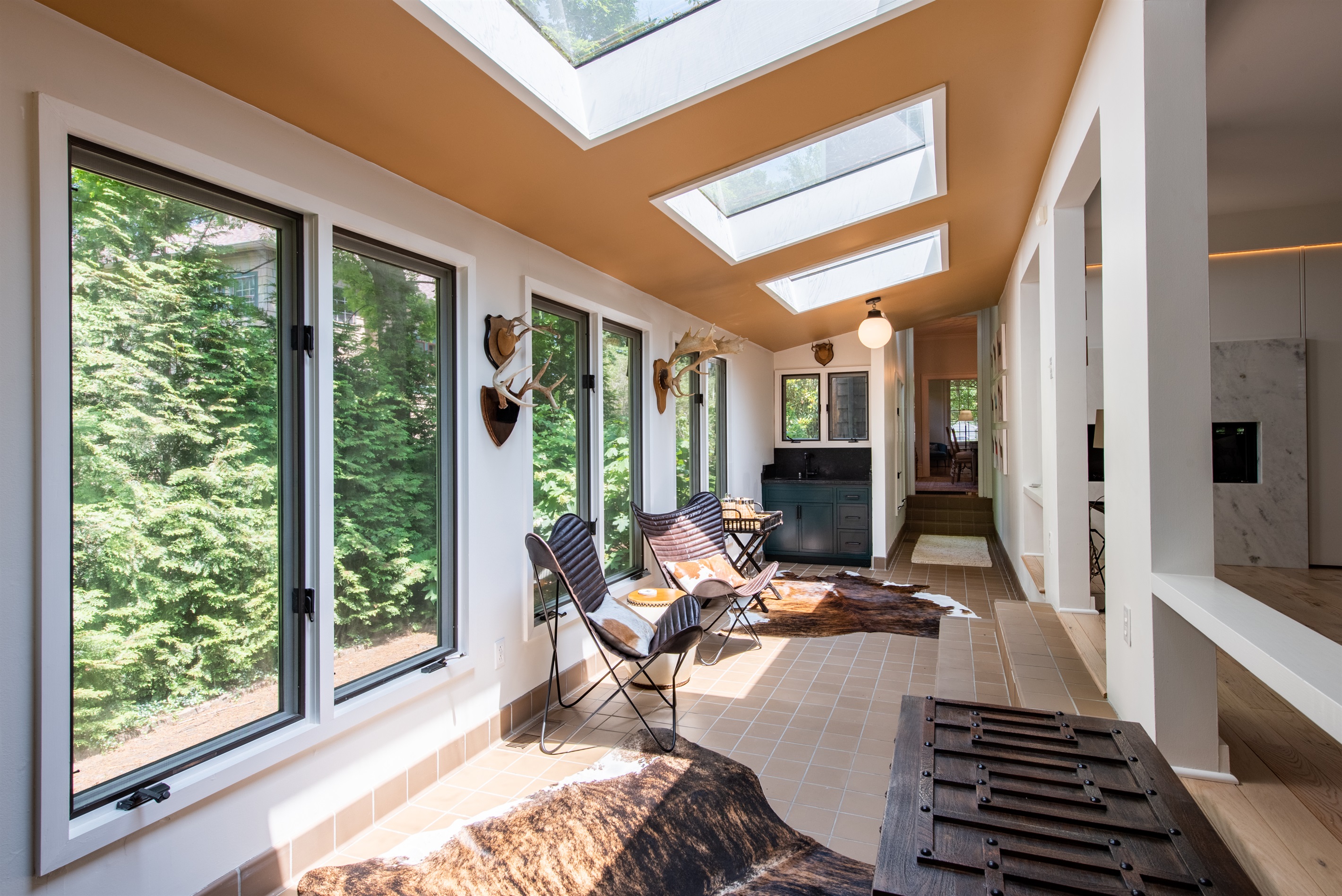 Bright sunroom, a serene retreat for relaxation and enjoying natural light.