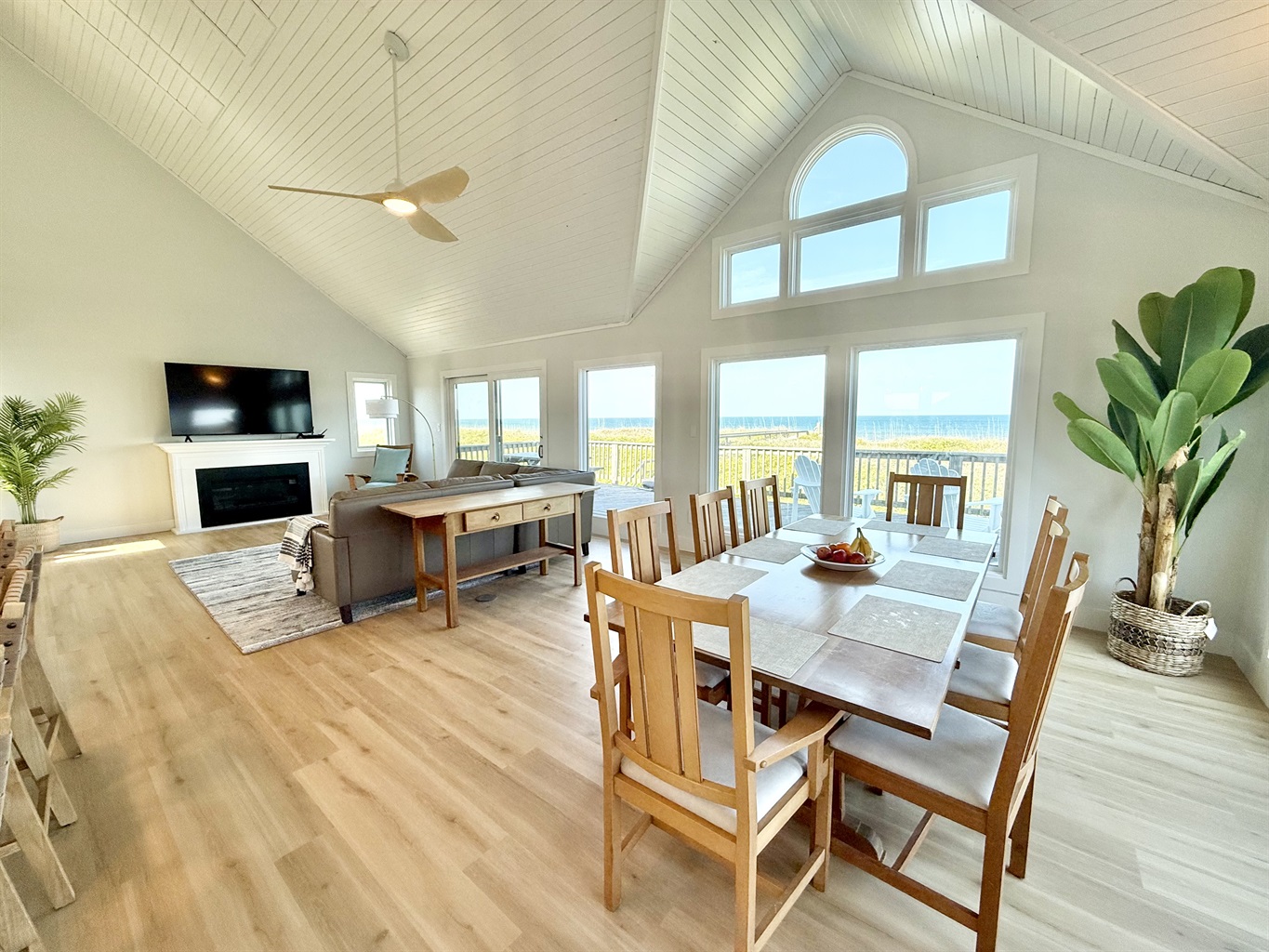Enjoy the large open floor plan with beautiful ocean view!