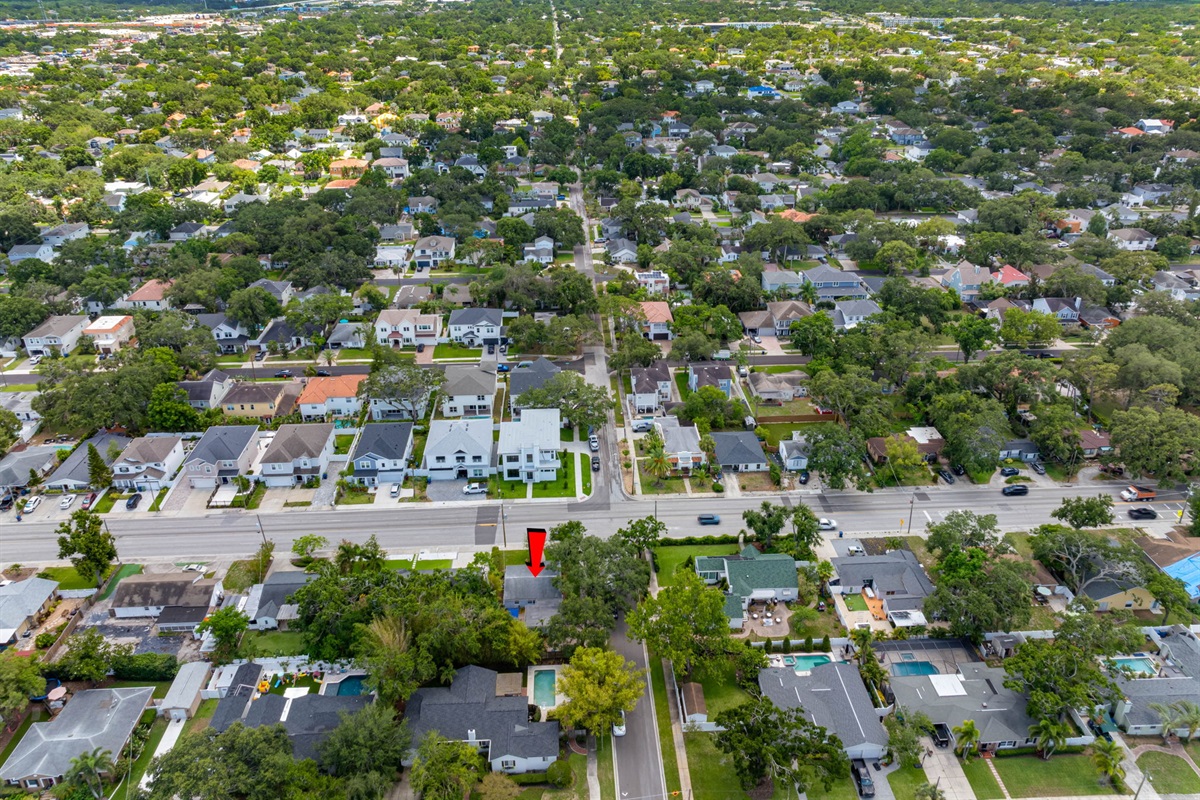 Aerial View of the Neighborhood