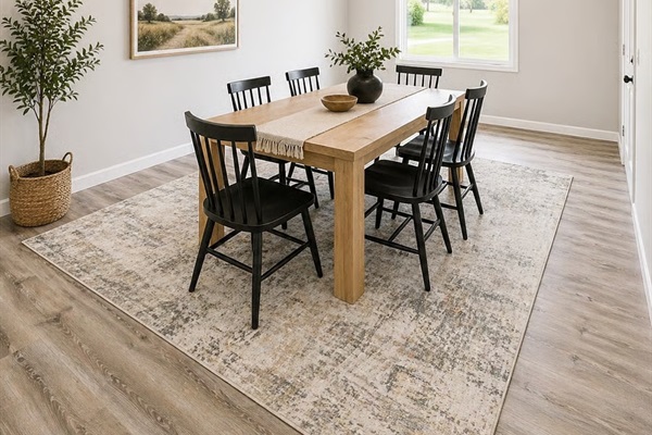 Dining Table Comfortably Seating 6 Guests