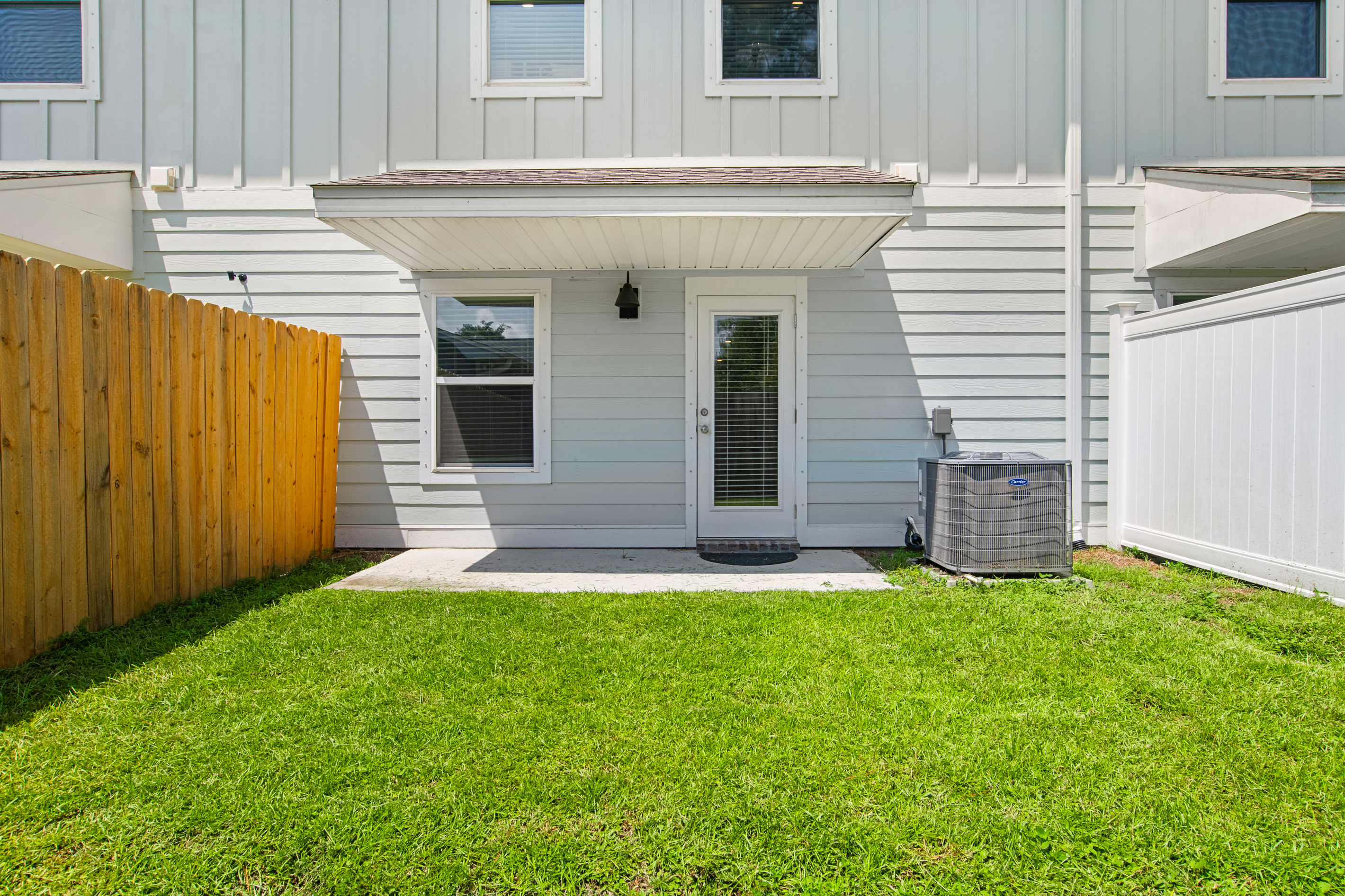 The back patio.