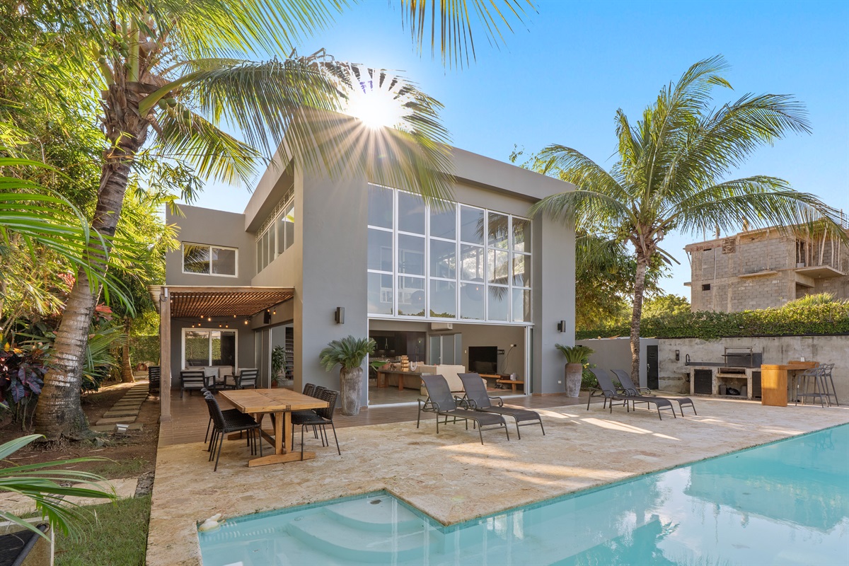 Clean, refreshing pool perfect for sunny days.