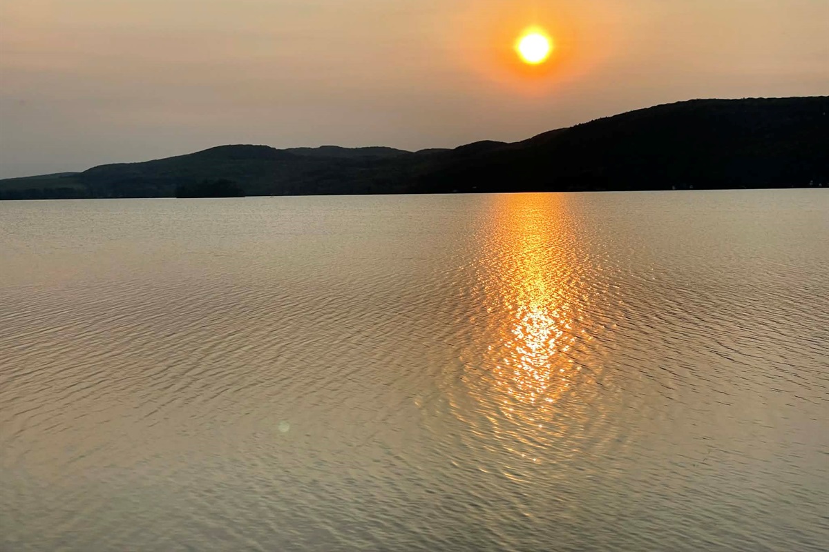 Sunrise on Canadarago Lake