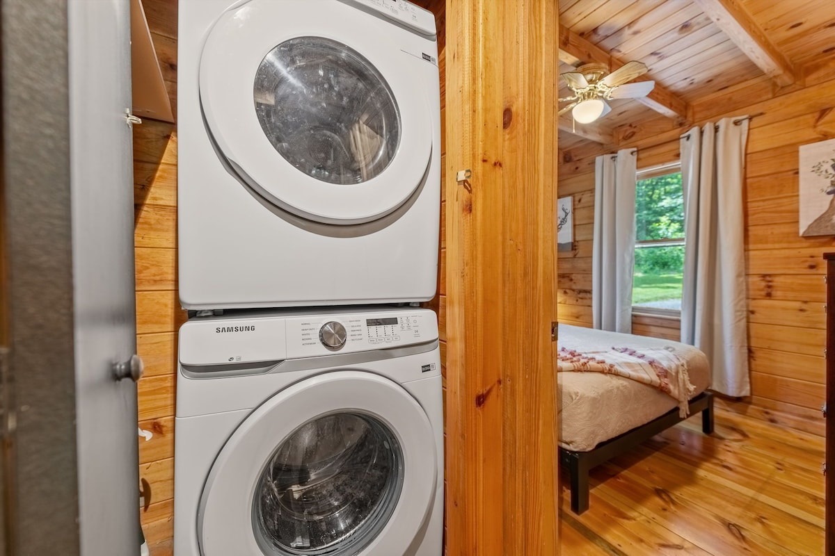 washing maching and dryer available to guests.