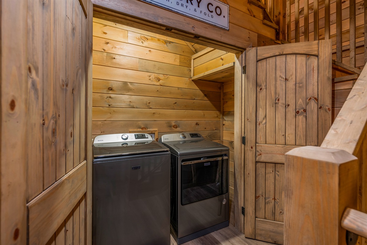 Full sized washer and dryer