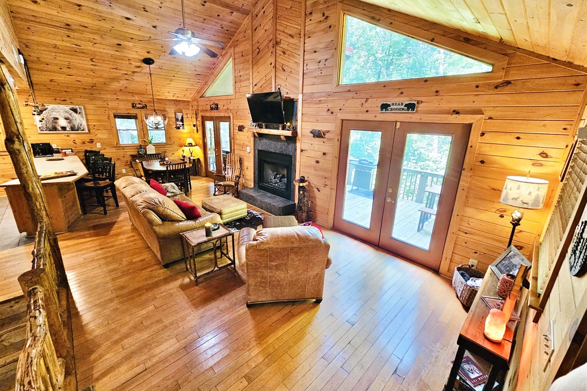 Tons of Natural Light in this Open Livingroom