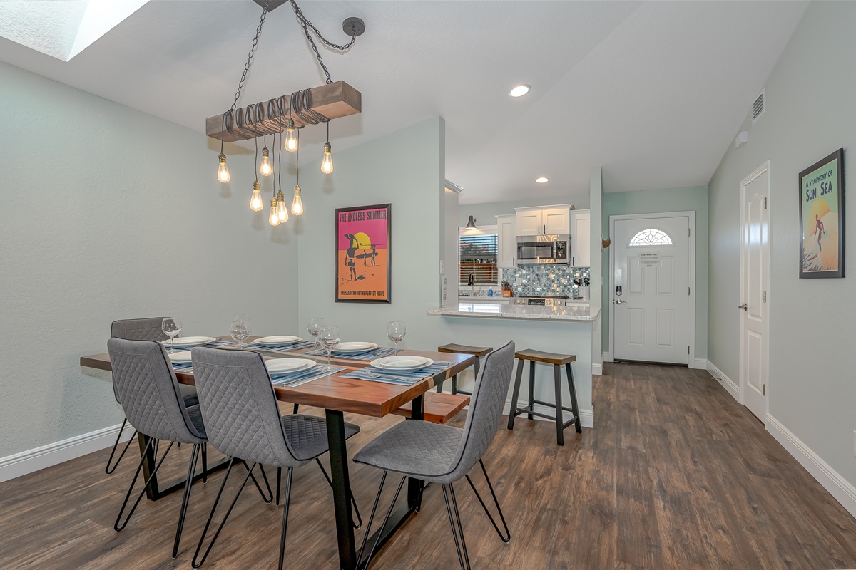 Endless Summer Dining Table and Kitchen Bar Seating