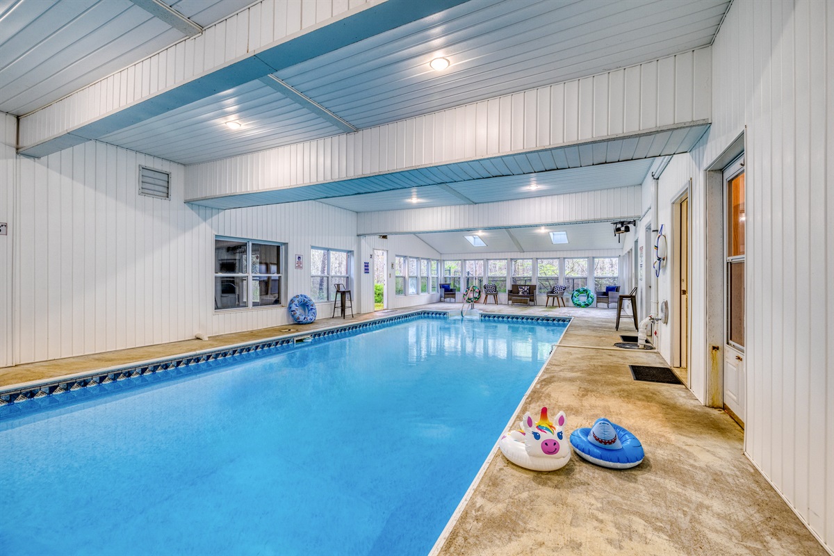 Huge Indoor Heated Pool