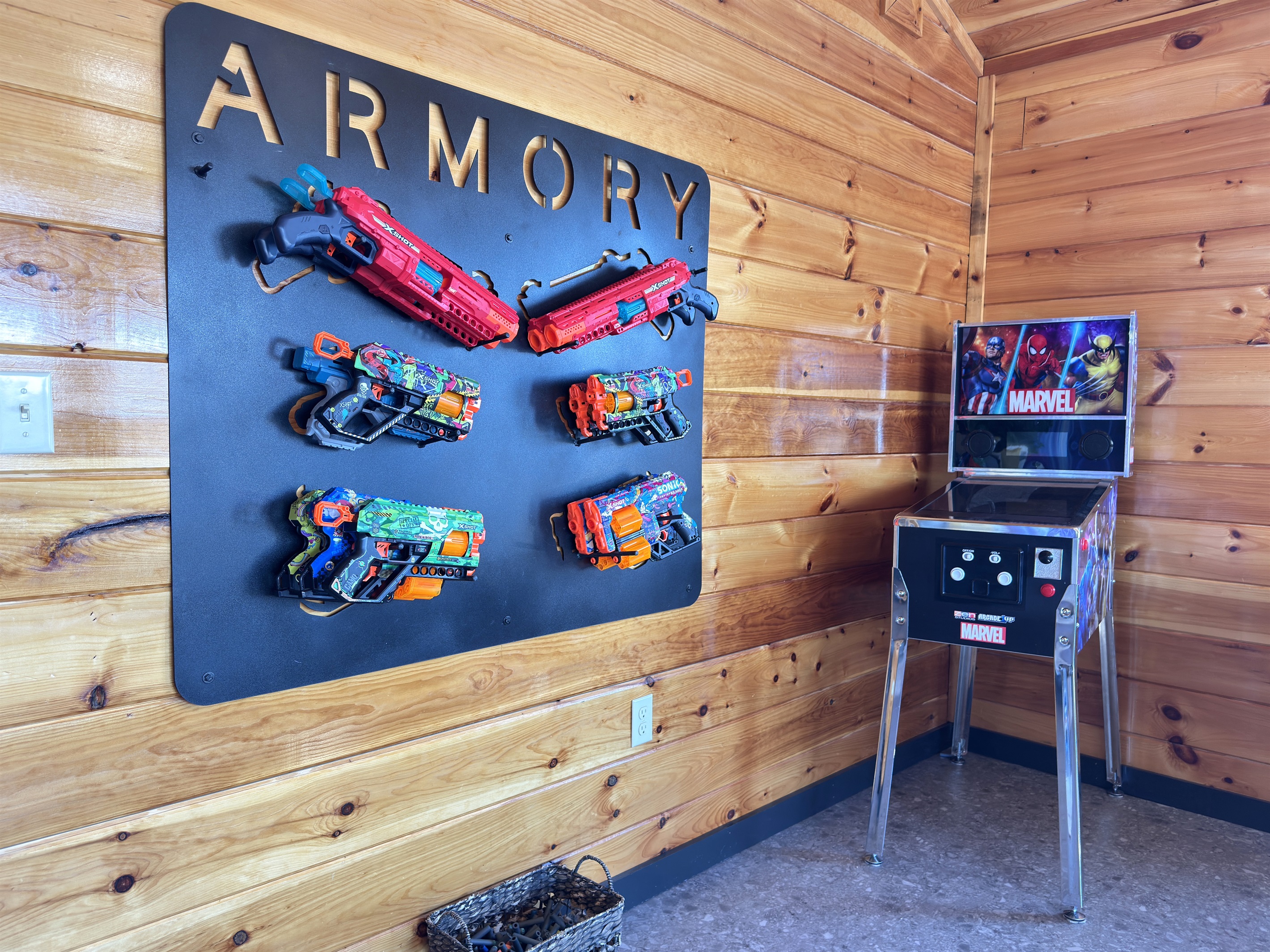 Nerf blasters and digital pinball