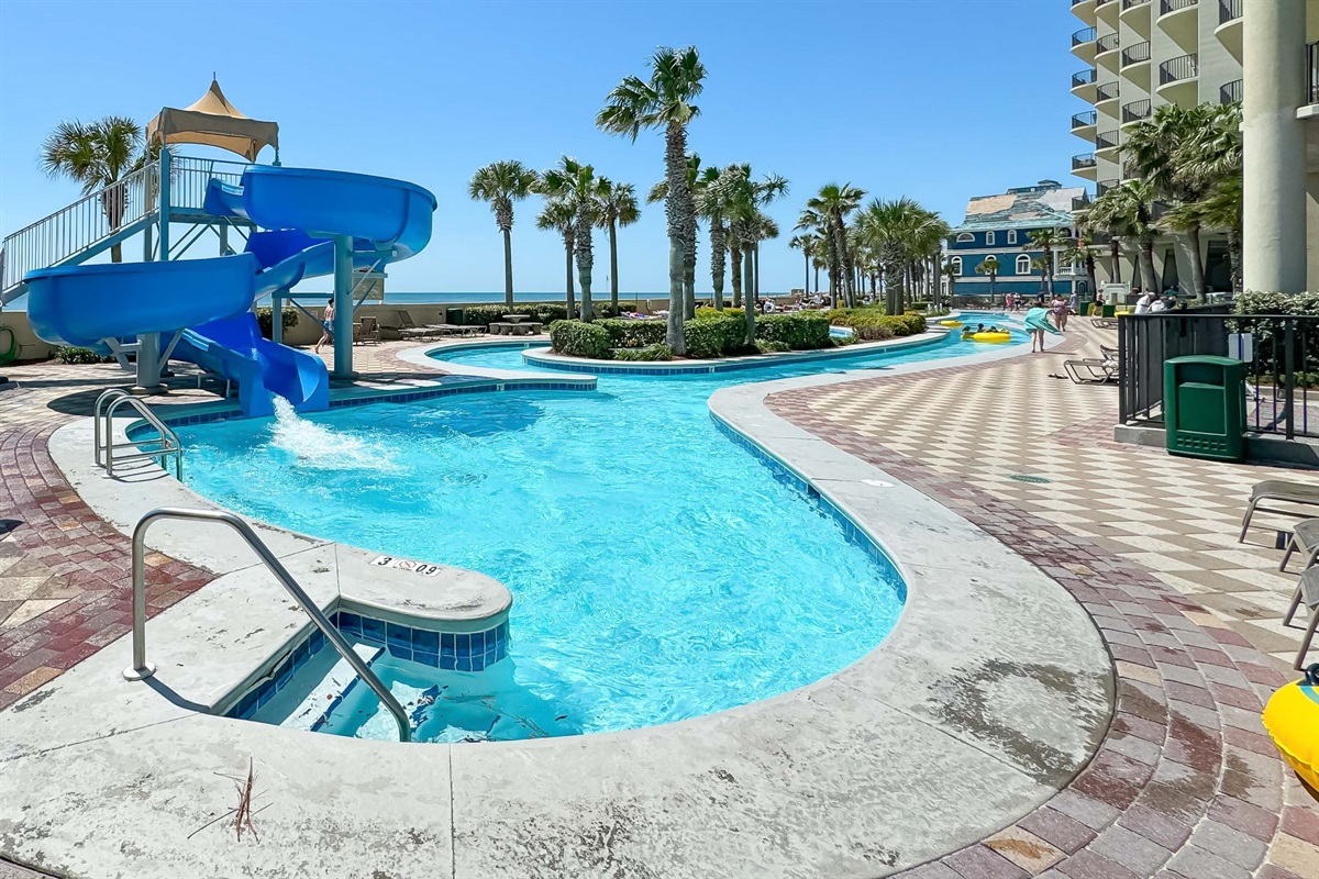 Endless family fun awaits at the Phoenix West water slide. Kids (and kids at heart) will love the direct access to the splash-down pool and gated recreation area.