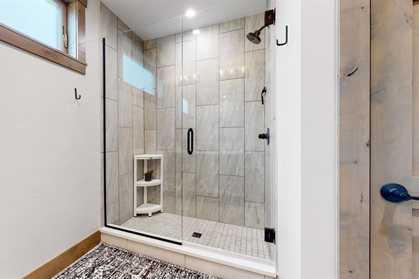 Primary en suite bathroom shower