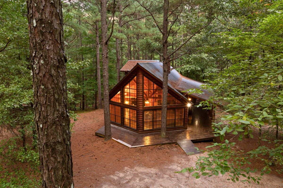 Charming cabin nestled in the forest for the perfect secluded getaway