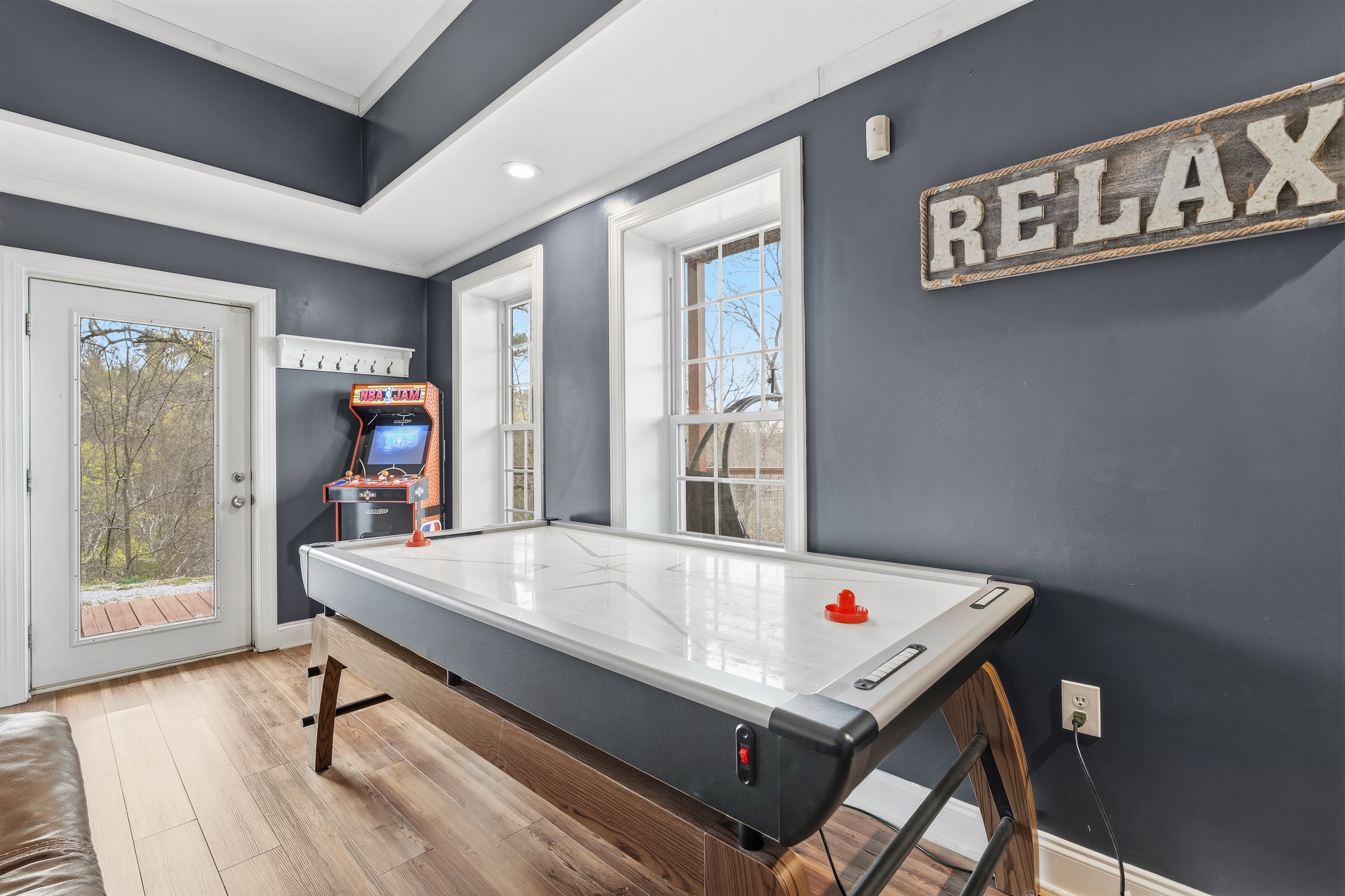 Foosball and air-hockey fun!