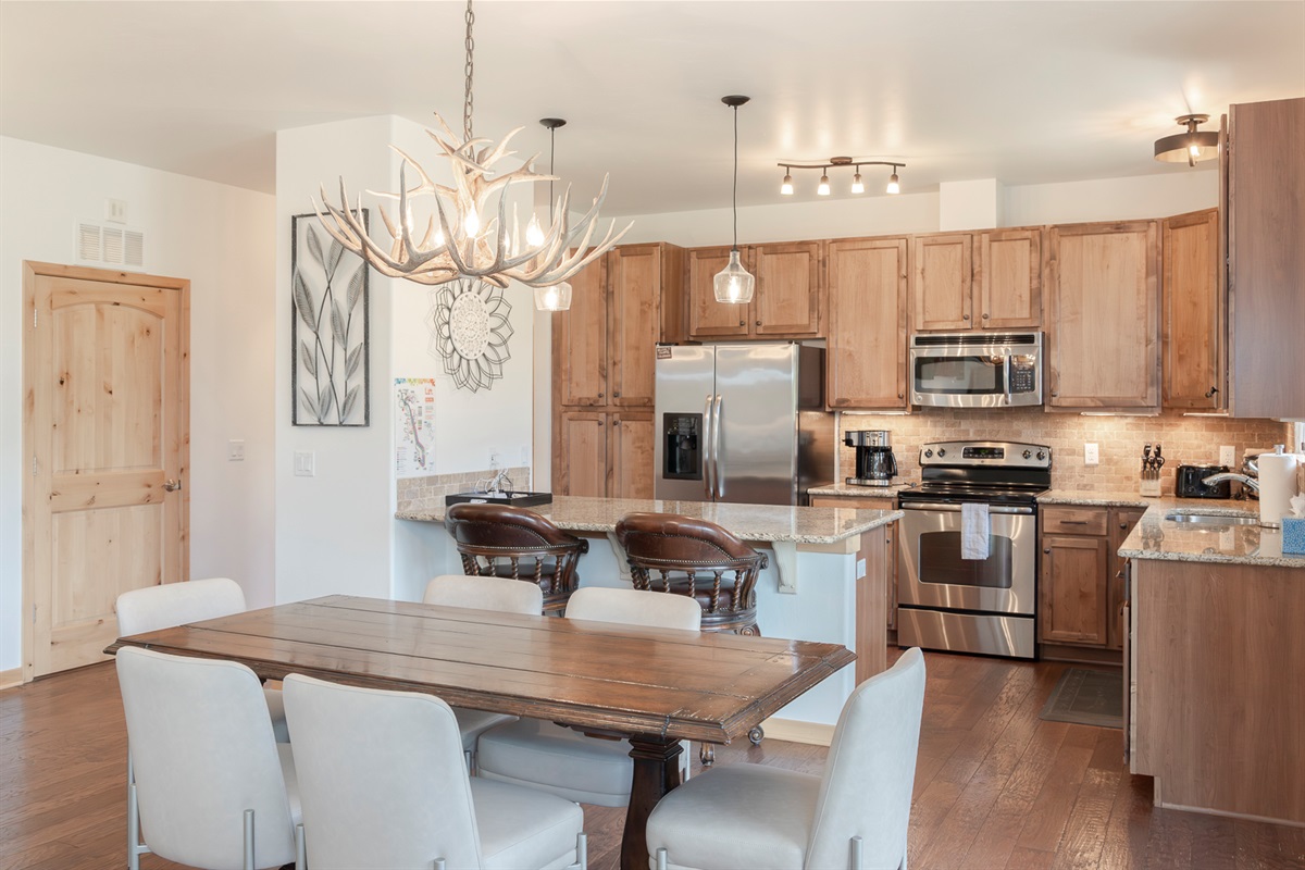 view of kitchen area