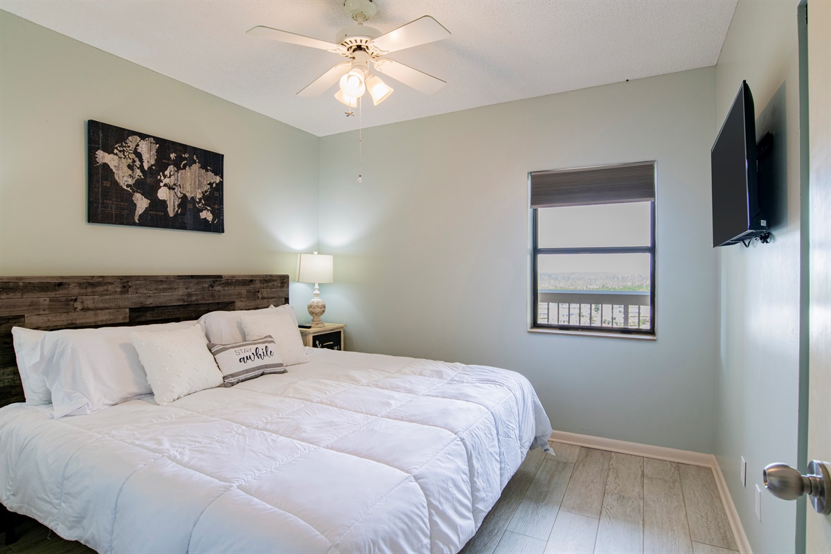 Guest bedroom with king-sized comfort!