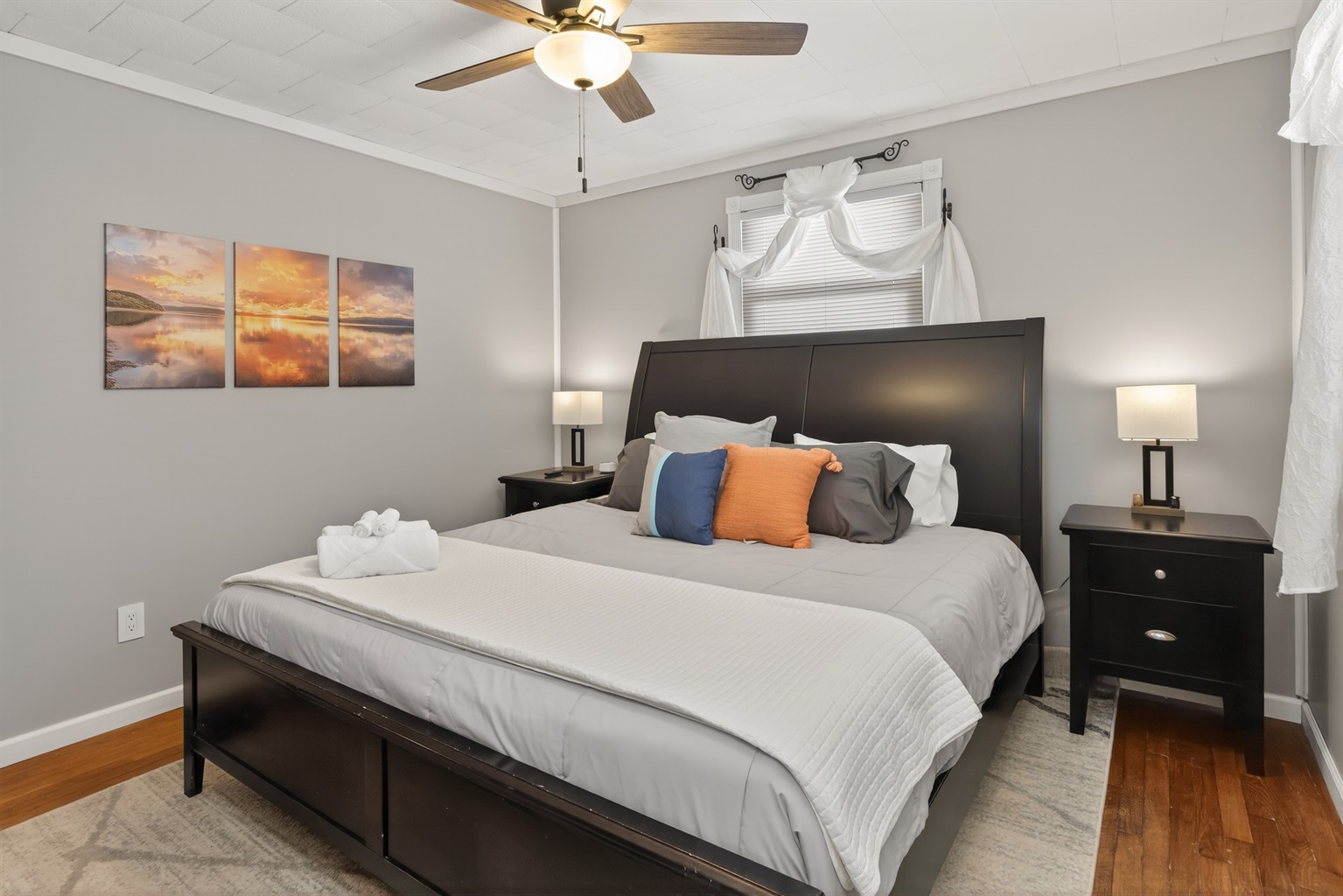 Bedroom #1 King Master with shared half bath attached