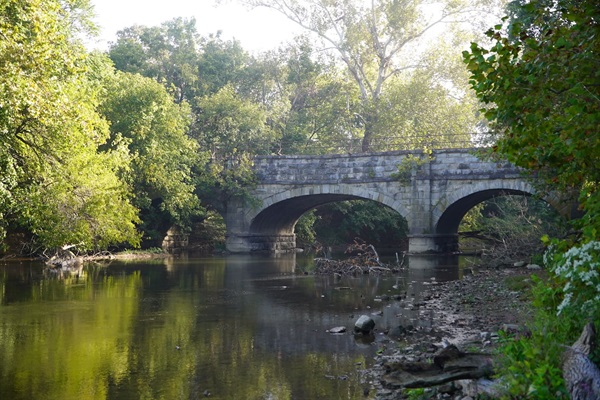 This is the Antietam Aqueduct, Chesapeake & Ohio National Historical Park, 1/2 mile from the Dome.
Our longest national park, & a great place to walk, bike, tube & float. 