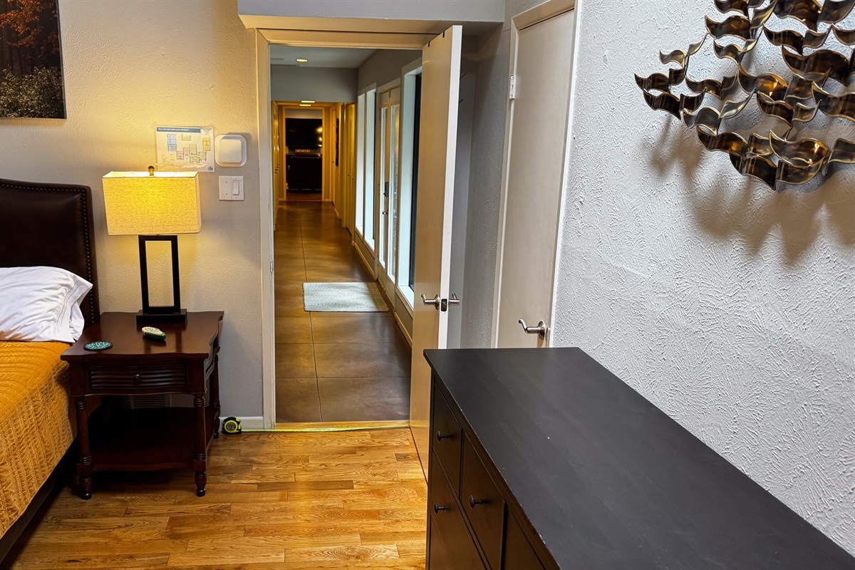 Inside the King 2 Suite looking into the Lobby Area. 