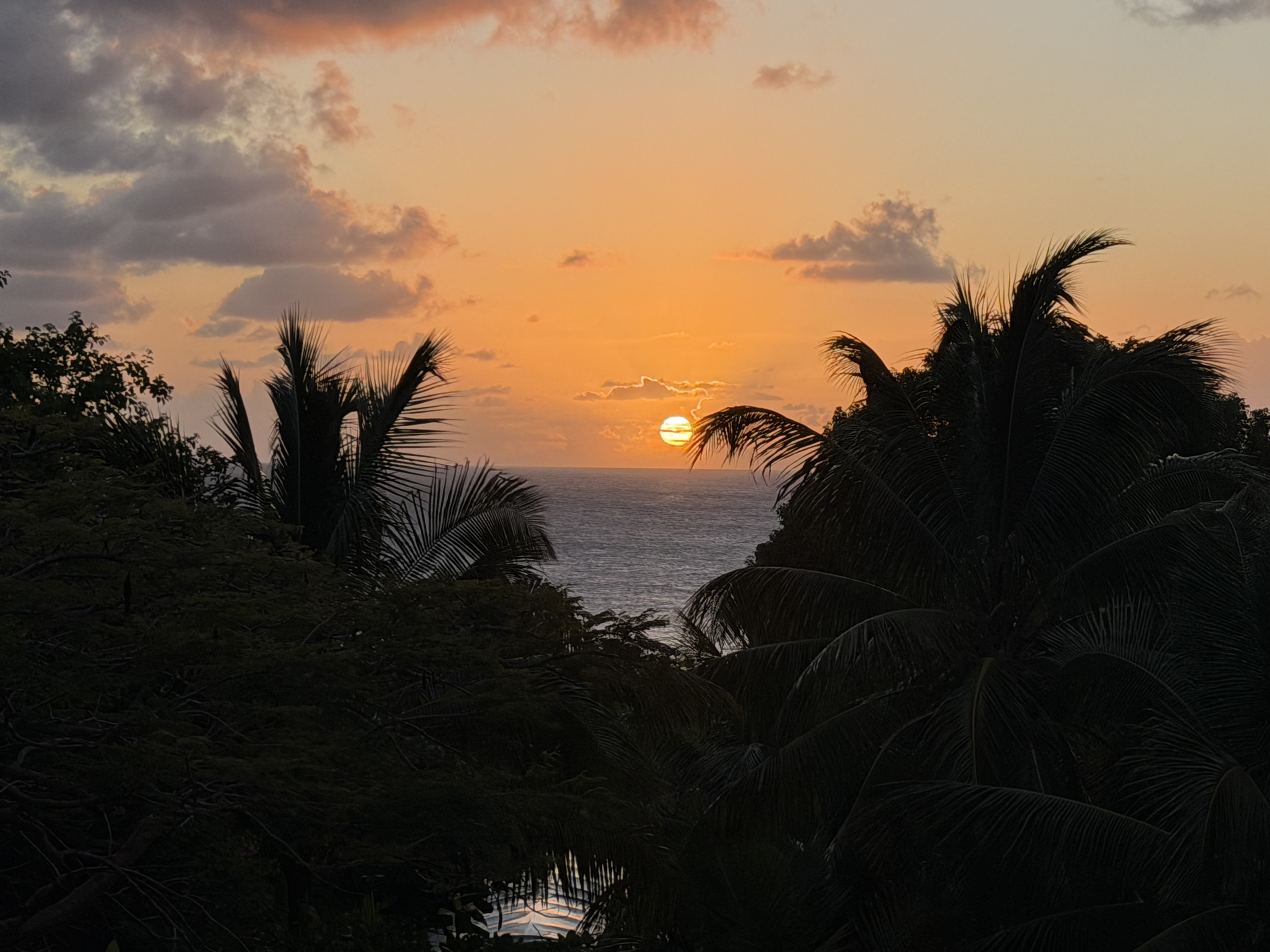 During certain times of the year, you can watch the sunset from the balcony