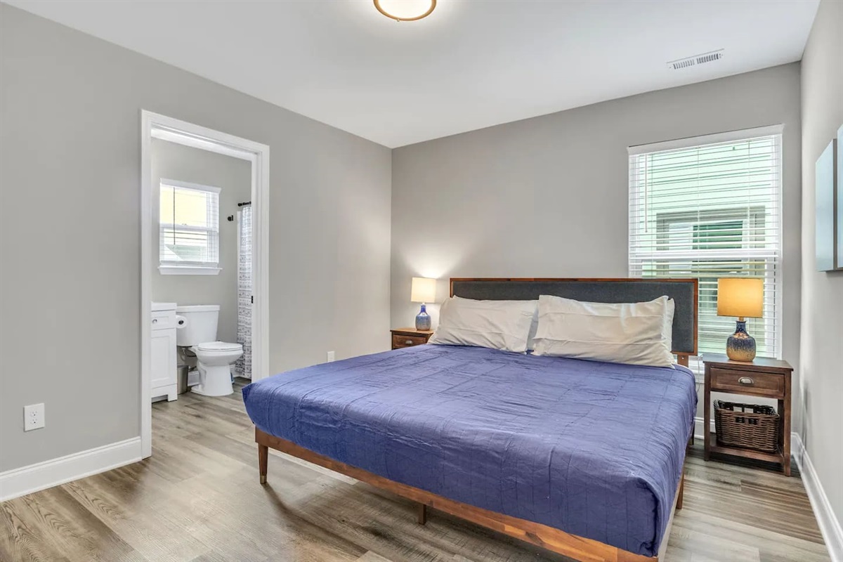Right side of duplex - King bedroom