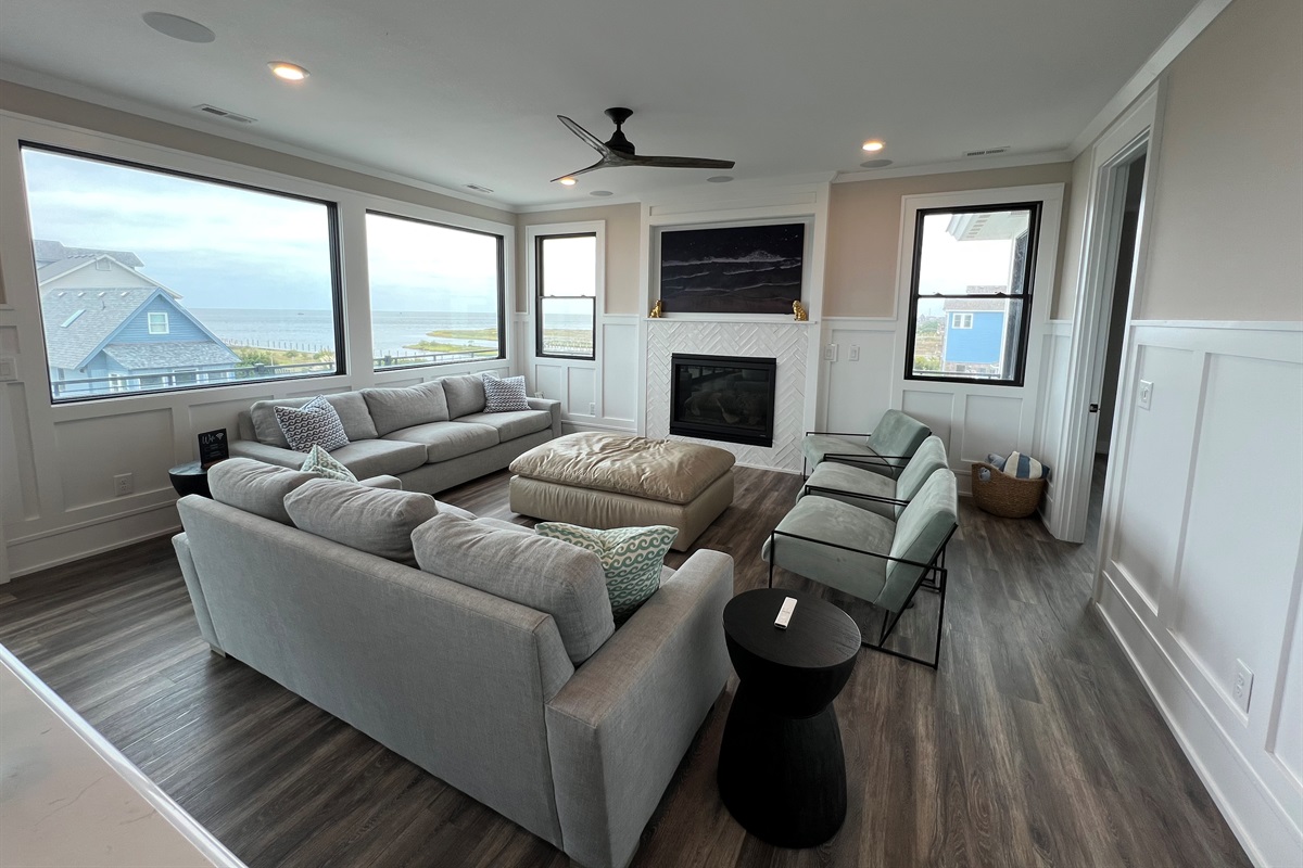 2025 More seating added to indoor living area.