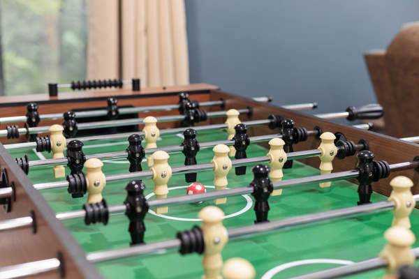 Challenge your crew to a match on the foosball table in our second den.