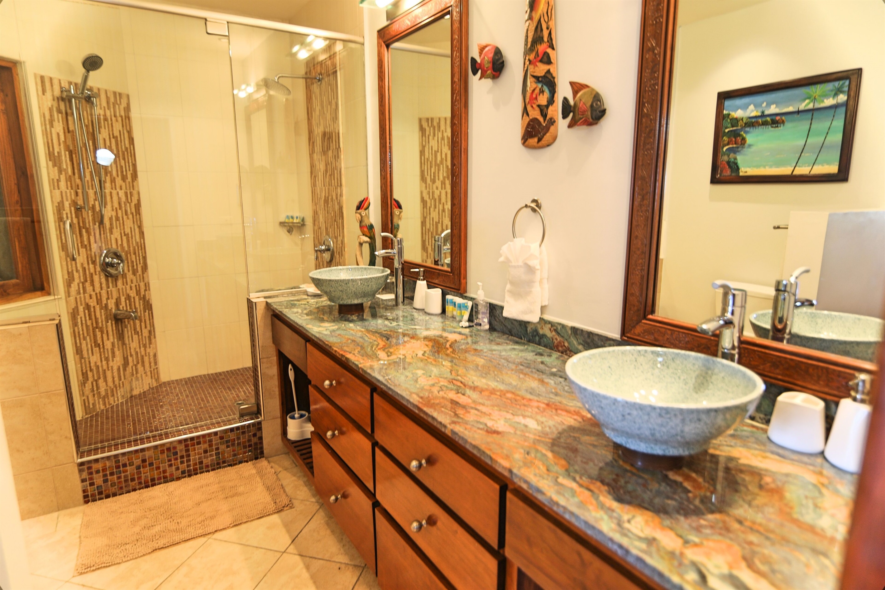 Ocean View Master Bedroom: Blue Oasis