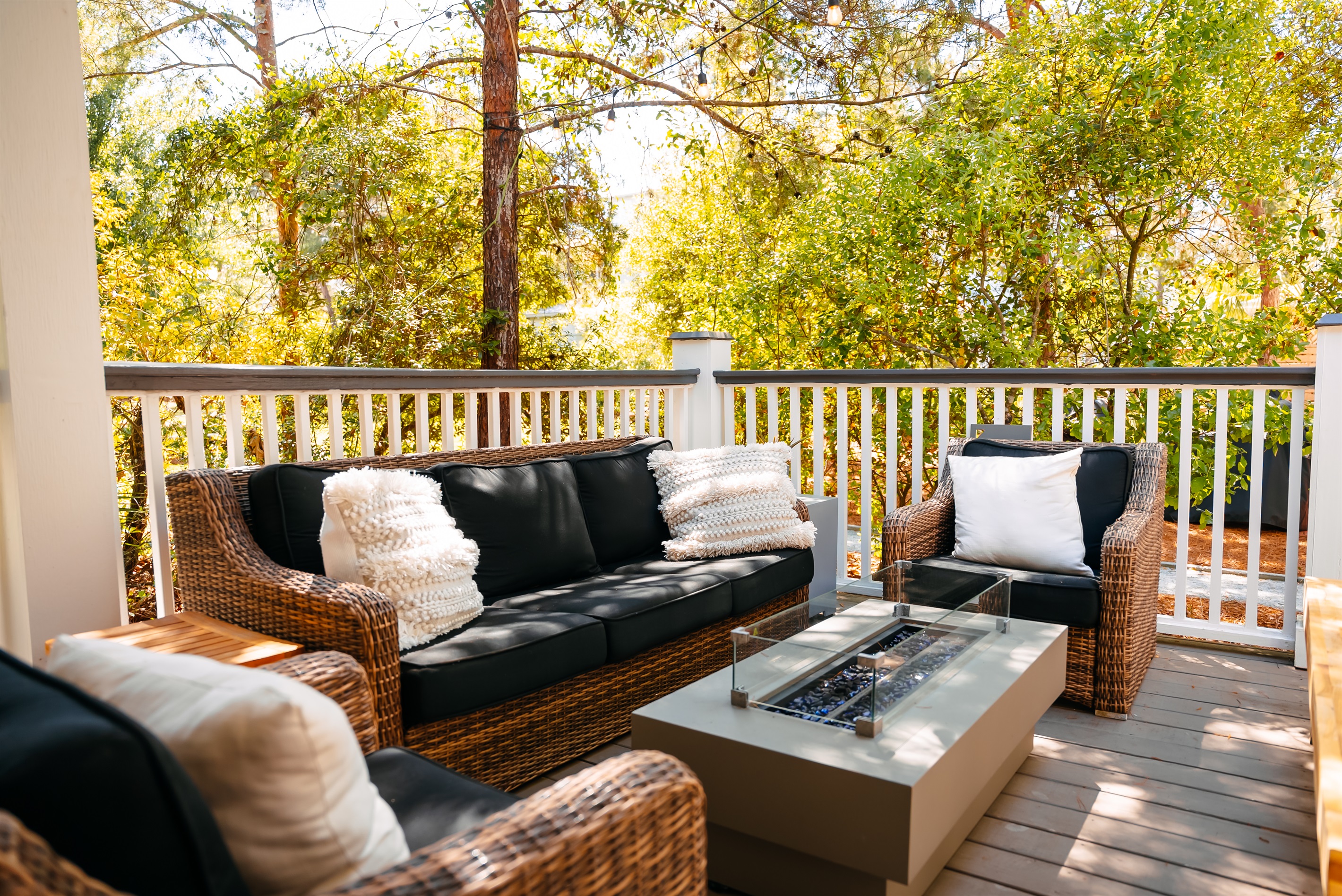 Cozy up by the fire pit!

