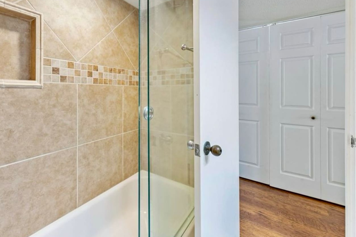 Primary bathroom shower