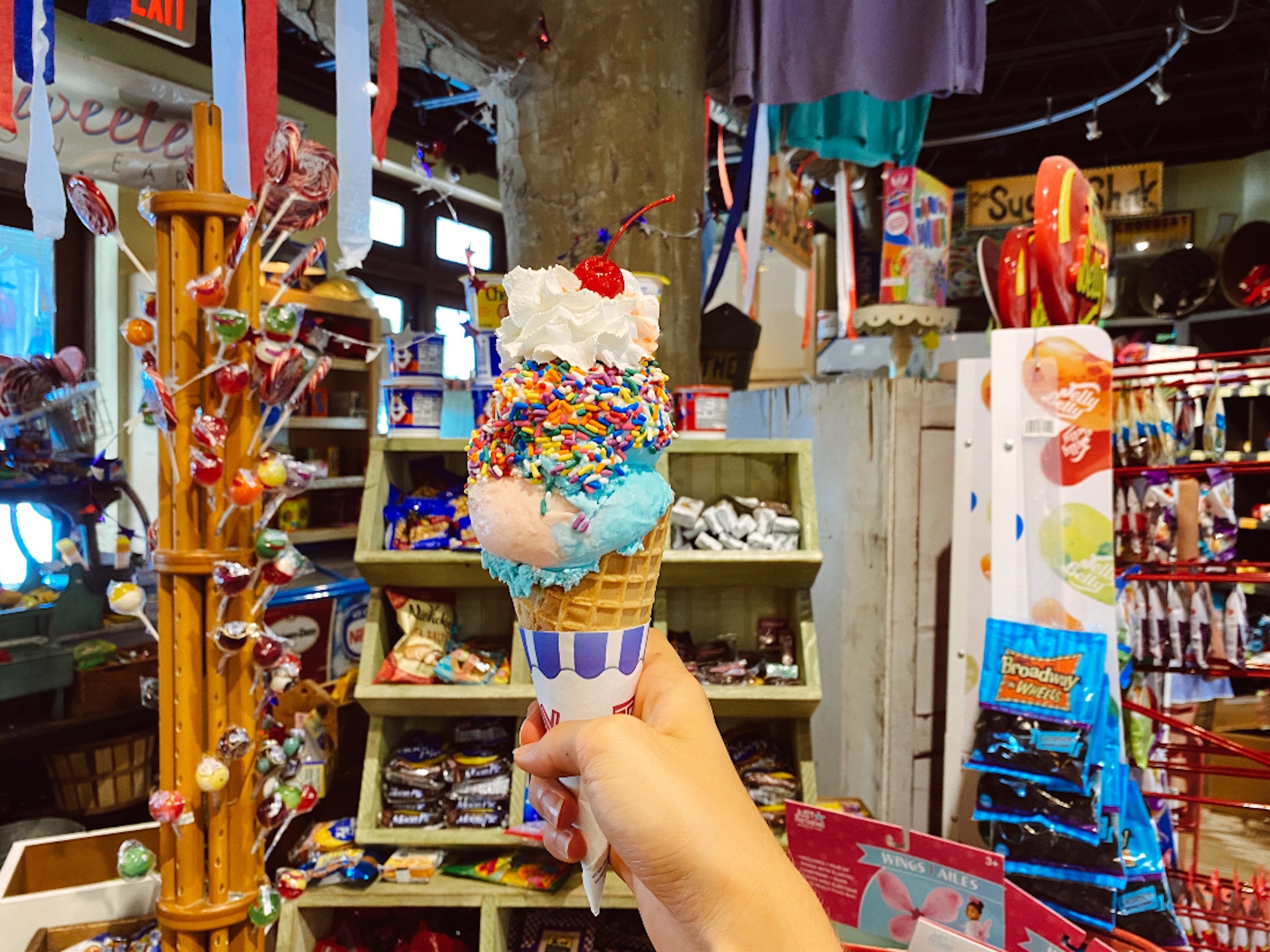 Don't forget your triple scoop from the Sugar Shak!