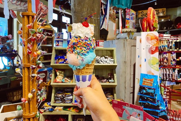 Don't forget your triple scoop from the Sugar Shak!