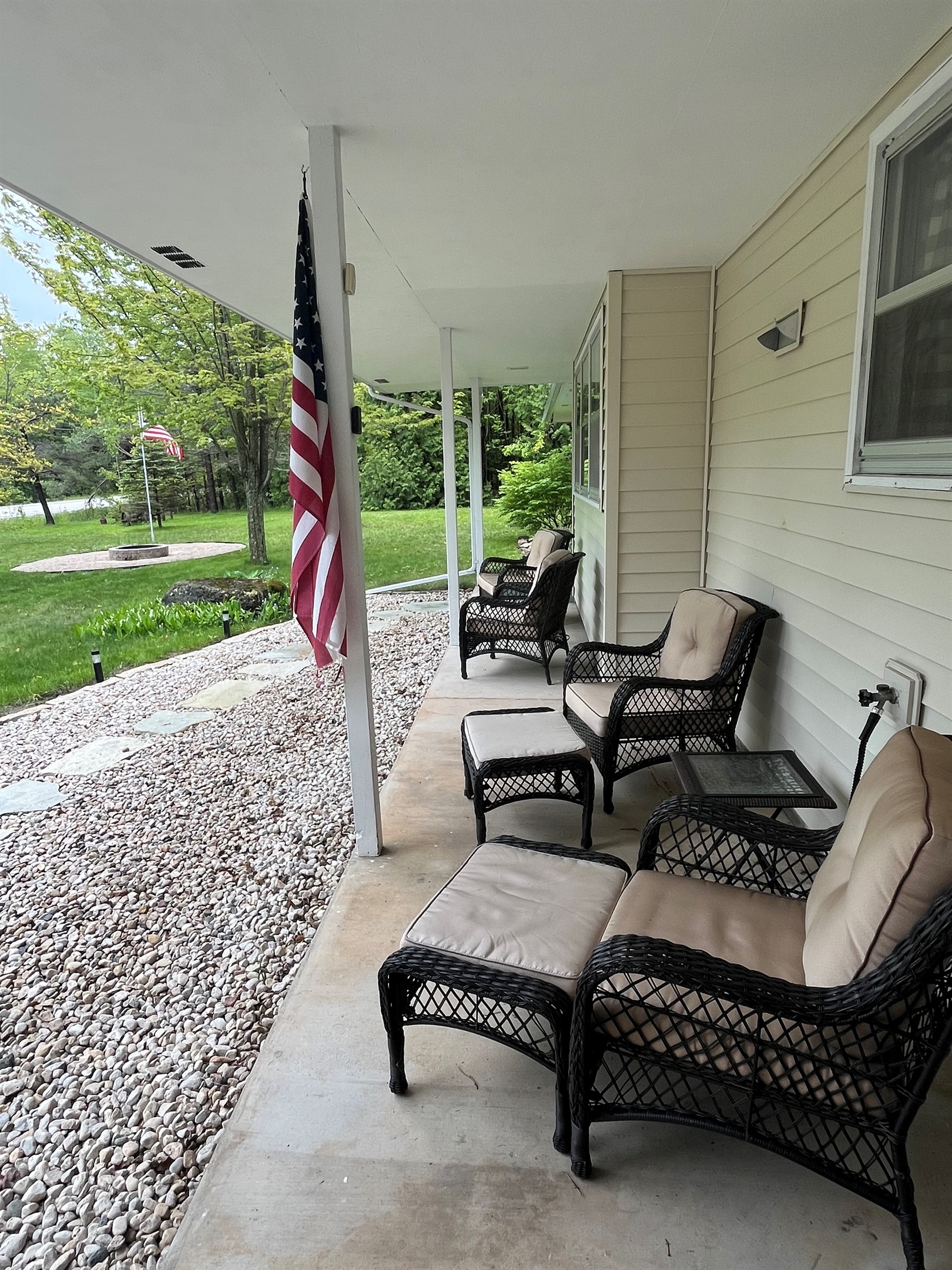 Front porch seating