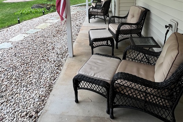 Front porch seating