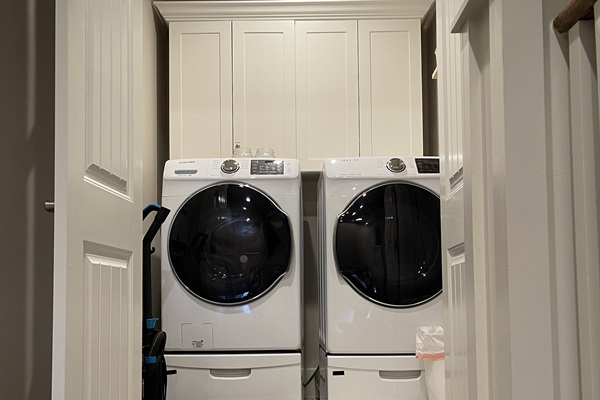 Washer and Dryer Closet on the 2nd Floor