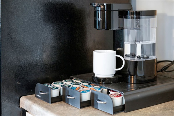Coffee station in The Cottage