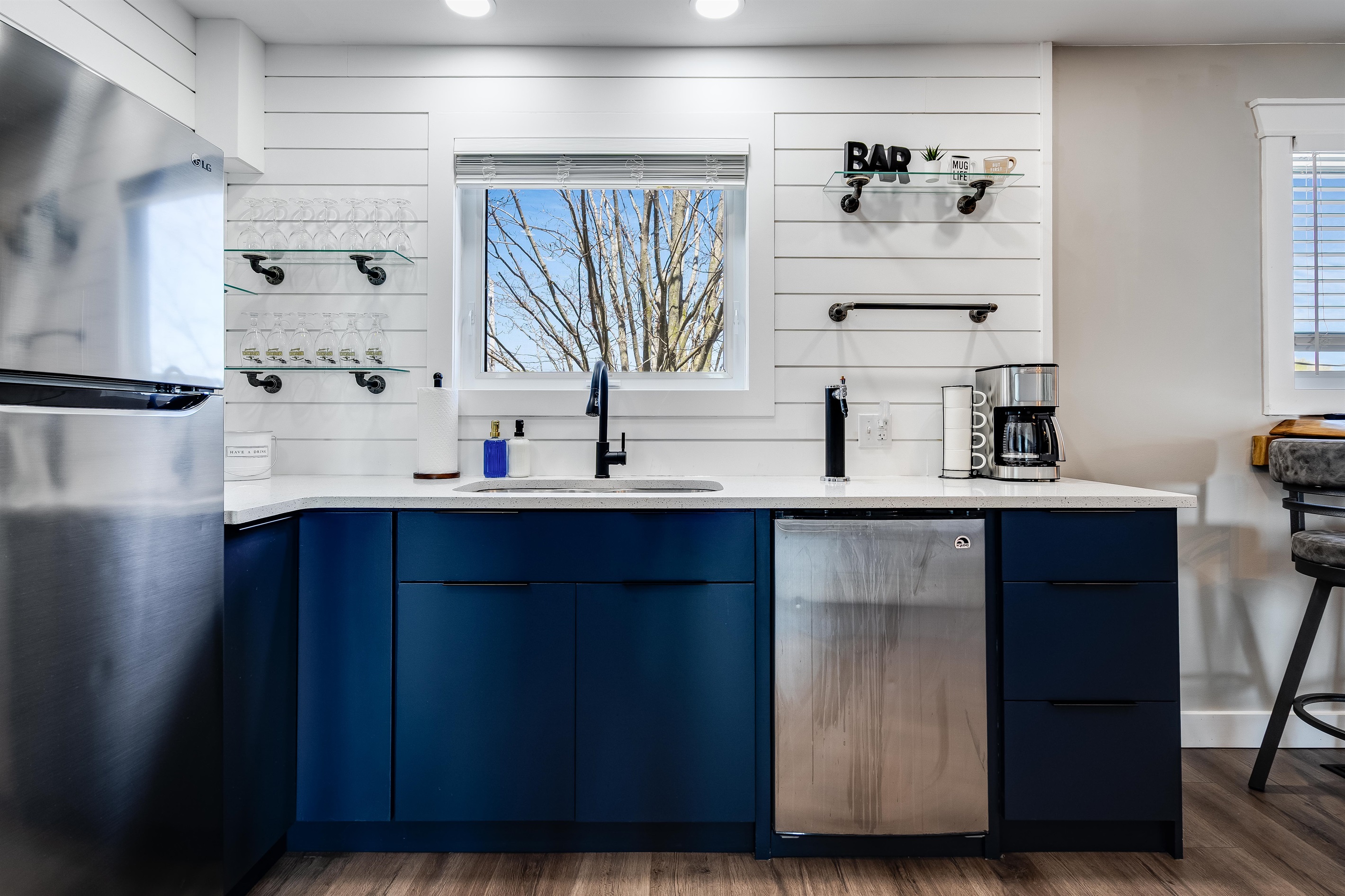 Integrated appliances and minimalist organization