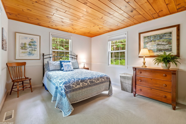 Primary Bedroom with new King Bed. 