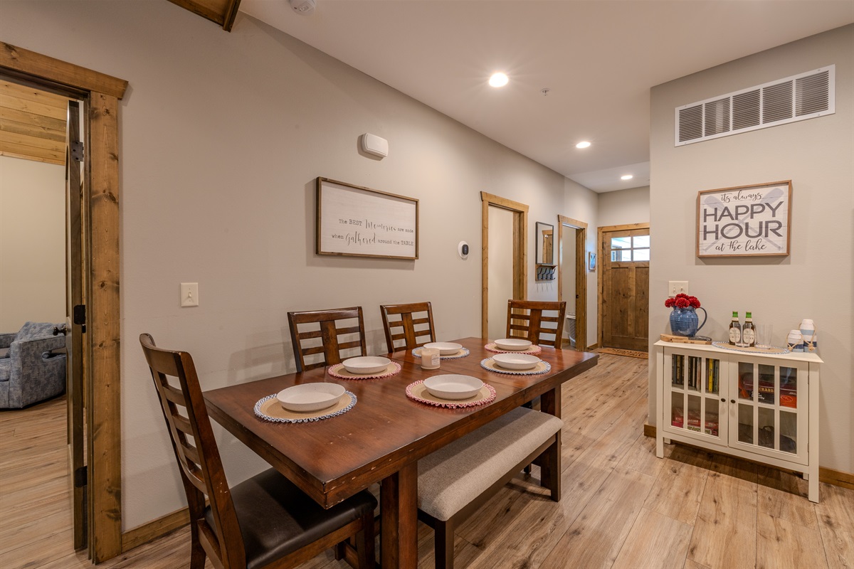 Dining space for gathering