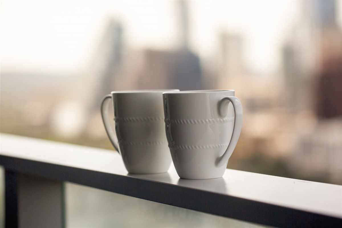 Cheers to Downtown morning views
