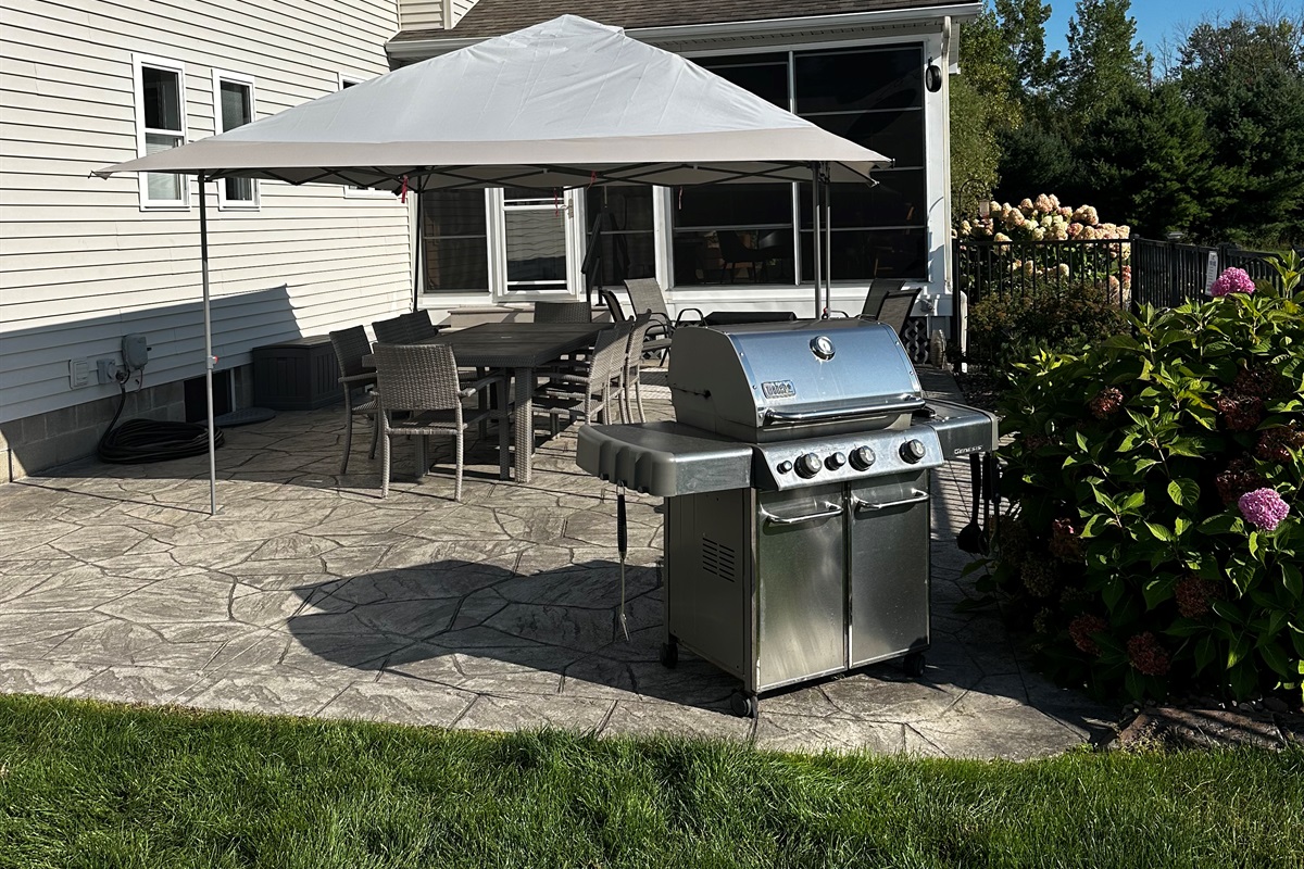 Outdoor Patio Area with Propane Gas Grill (propane on-site)