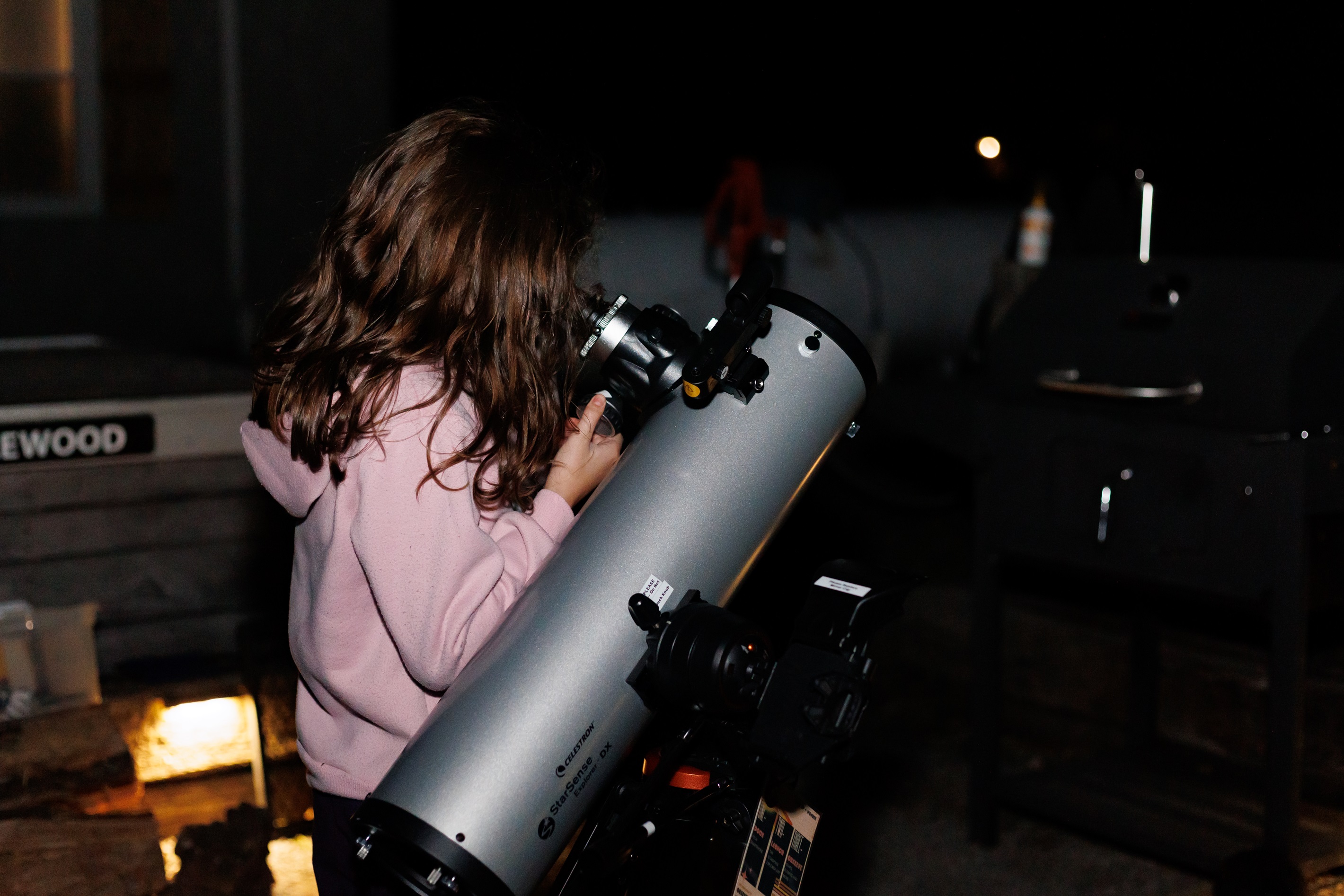 Telescope in the cottage