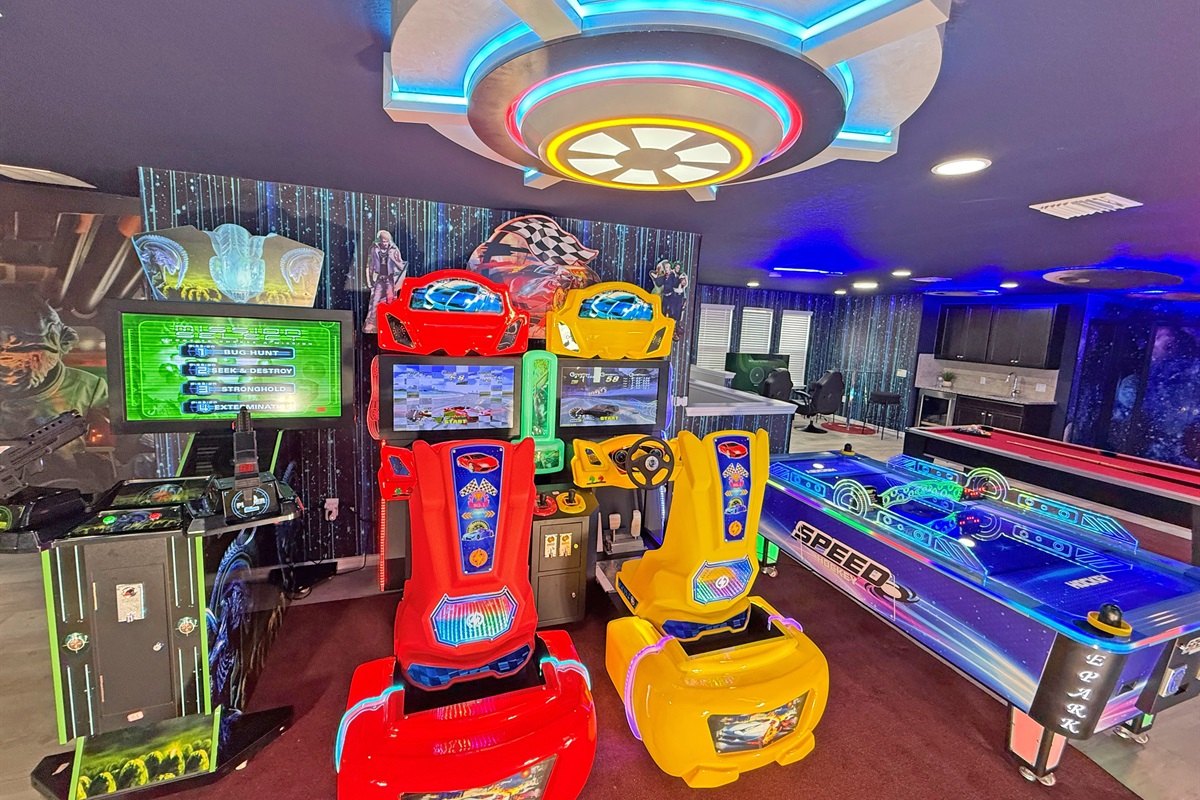Welcome To Castle Getaways-Kensington - Star Wars Theme Arcade-All Games Are FREE To Play!