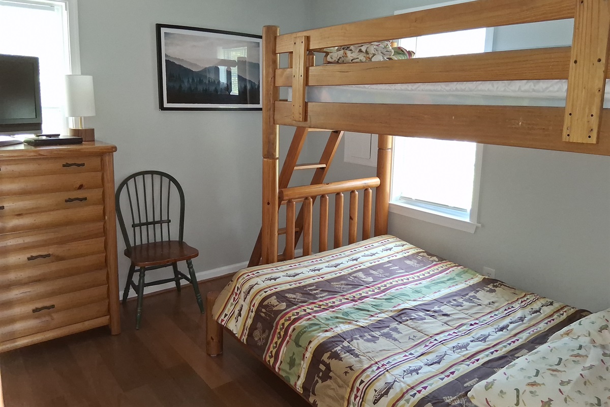 Second bedroom with twin bed and full bed
