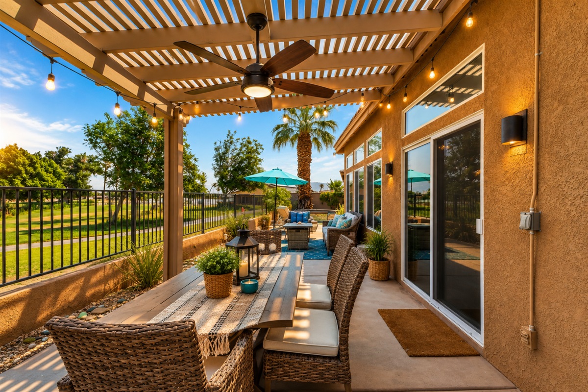 OUTDOOR DINING AREA