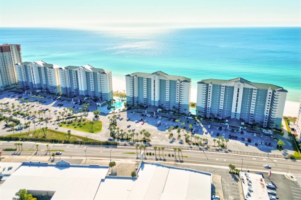 The towers of Long Beach Resort